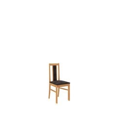 Kėdė K75, juoda/ruda kaina ir informacija | Virtuvės ir valgomojo kėdės | pigu.lt