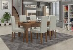 Комплект кухонной мебели ADRK Furniture Rodos 56, коричневый/песочный цвет