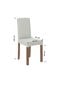 Kėdė K61, balta/ruda kaina ir informacija | Virtuvės ir valgomojo kėdės | pigu.lt
