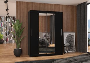 Spinta ADRK Furniture Iness 150, juoda kaina ir informacija | Spintos | pigu.lt