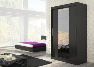 Spinta ADRK Furniture Iness 150, juoda kaina ir informacija | Spintos | pigu.lt