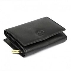 Женский кожаный кошелёк ENETA-2, черный цена и информация | Женские кошельки, держатели для карточек | pigu.lt