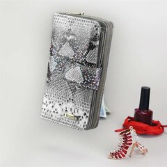 Женский кожаный кошелёк SHEILA-4, серый цена и информация | Женские кошельки, держатели для карточек | pigu.lt
