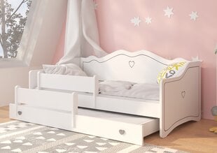 Vaikiška lova ADRK Furniture Emka II, pilka kaina ir informacija | Vaikiškos lovos | pigu.lt