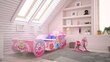 Vaikiška lova ADRK Furniture Kareta, 80x160 cm, įvairių spalvų kaina ir informacija | Vaikiškos lovos | pigu.lt
