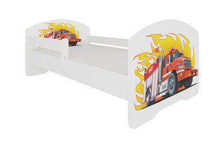 Детская кровать ADRK Furniture Pepe Fire truck, 70х140 см, разных цветов цена и информация | Детские кровати | pigu.lt