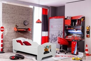Vaikiška lova Adrk Furniture Amadis Digger, 70x140 cm, balta kaina ir informacija | Vaikiškos lovos | pigu.lt