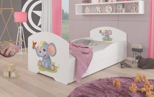 Детская кровать ADRK Furniture Pepe Elephant, 70х140 см, различные цвета цена и информация | Детские кровати | pigu.lt