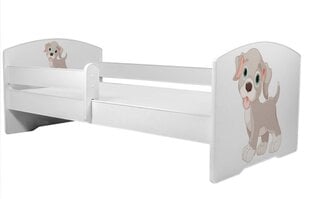 Vaikiška lova ADRK Furniture Pepe dog, 80x160 cm, įvairių spalvų kaina ir informacija | Vaikiškos lovos | pigu.lt