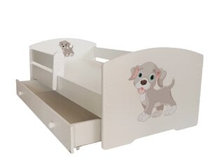 Vaikiška lova ADRK Furniture Pepe dog, 70x140 cm, įvairių spalvų kaina ir informacija | Vaikiškos lovos | pigu.lt