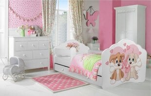 Vaikiška lova ADRK Furniture Casimo, 70x140 cm, įvairių spalvų kaina ir informacija | Vaikiškos lovos | pigu.lt
