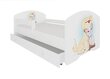 Vaikiška lova ADRK Furniture Pepe dog and cat, 80x160 cm, įvairių spalvų kaina ir informacija | Vaikiškos lovos | pigu.lt