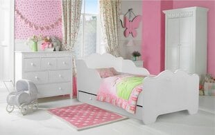 Vaikiška lova ADRK Furniture Casimo, balta kaina ir informacija | Vaikiškos lovos | pigu.lt