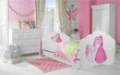 Vaikiška lova ADRK Furniture Casimo, 80x160 cm, įvairių spalvų kaina ir informacija | Vaikiškos lovos | pigu.lt