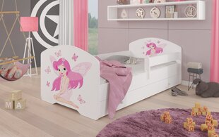 Vaikiška lova ADRK Furniture Pepe Girl with wings, 80x160 cm, įvairių spalvų kaina ir informacija | Vaikiškos lovos | pigu.lt