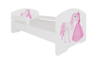 Детская кроватка ADRK Furniture Pepe Princess and horse, 80х160 см, разных цветов цена и информация | Детские кровати | pigu.lt