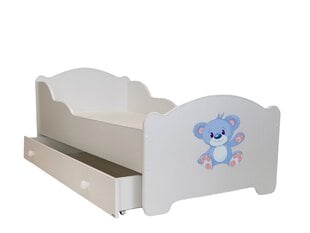 Vaikiška lova ADRK Furniture Amadis Blue Bear, 80x160 cm, įvairių spalvų kaina ir informacija | Vaikiškos lovos | pigu.lt