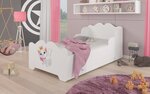 Vaikiška lova ADRK Furniture Ximena Cat 80x160 cm, balta