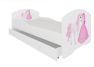 Детская кроватка ADRK Furniture Pepe Princess and horse, 80х160 см, различных цветов цена и информация | Детские кровати | pigu.lt