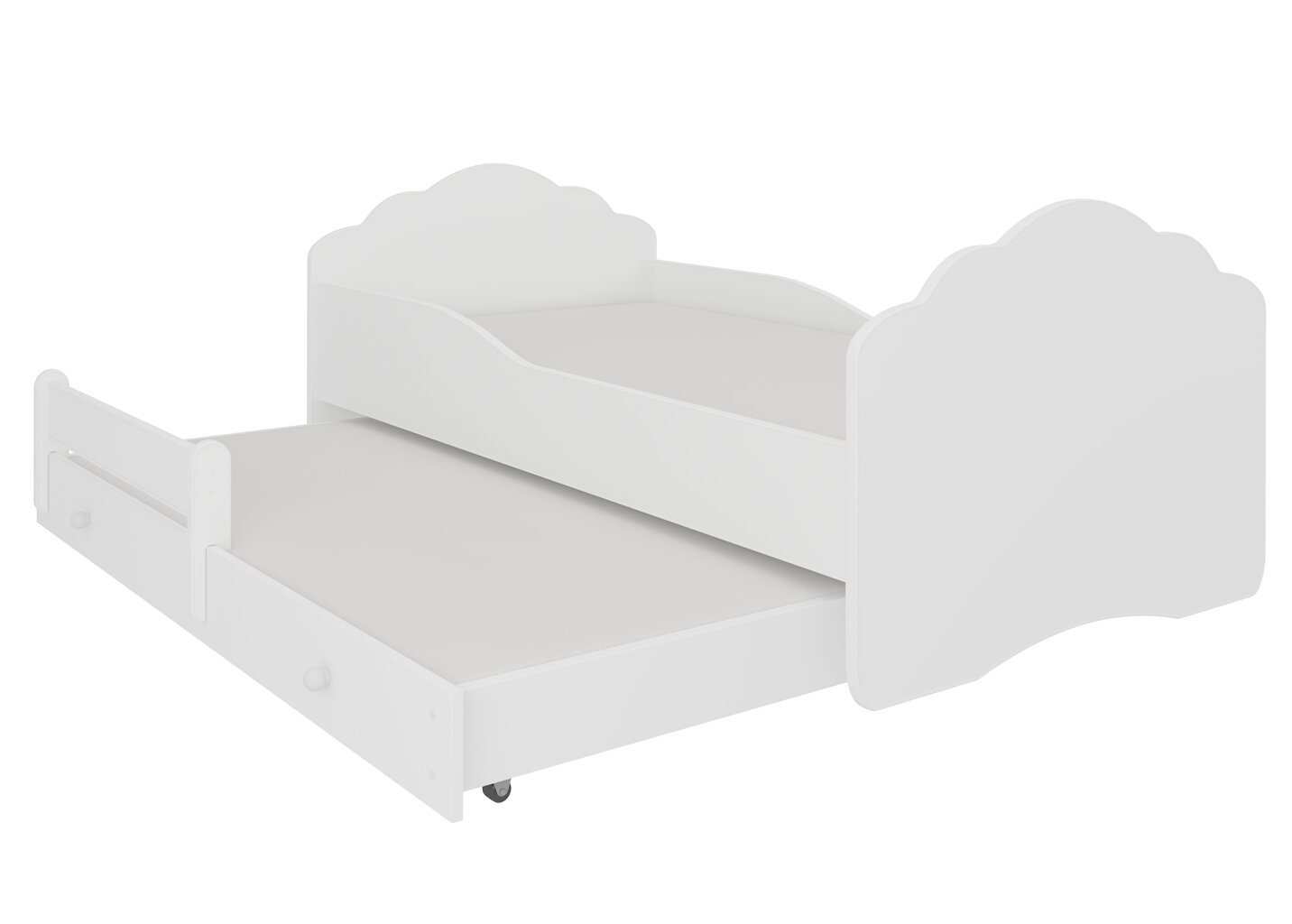 Vaikiška lova ADRK Furniture Casimo II, balta kaina ir informacija | Vaikiškos lovos | pigu.lt