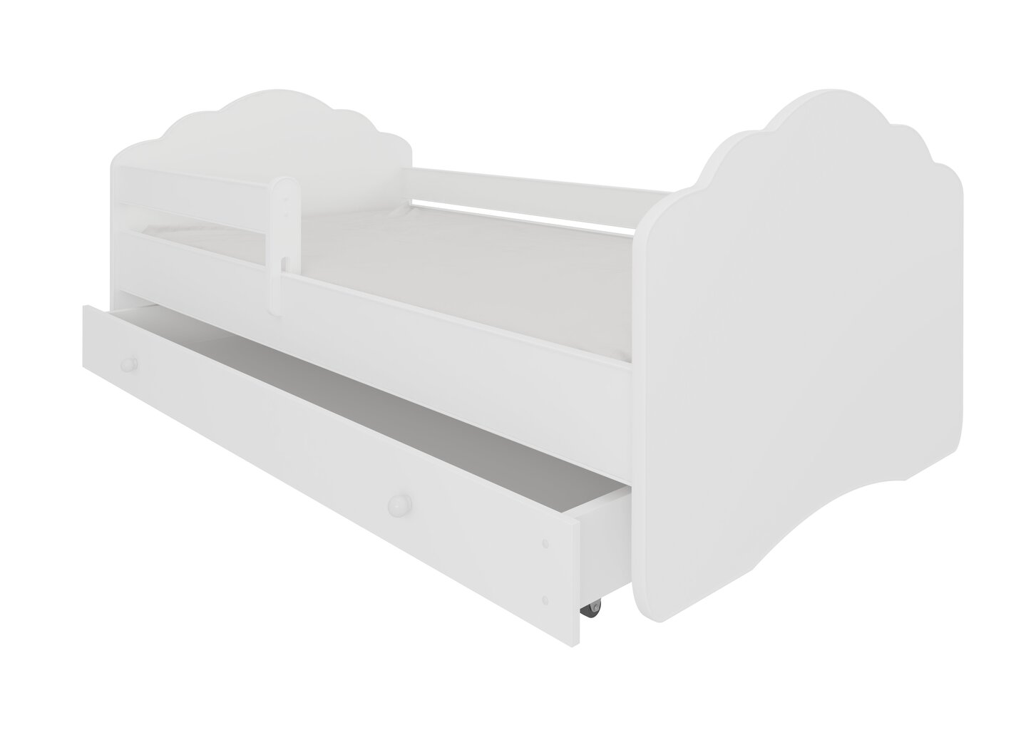 Vaikiška lova ADRK Furniture Casimo, balta kaina ir informacija | Vaikiškos lovos | pigu.lt
