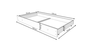 Желтый котенок - плакат 59,4x84,1 cm цена и информация | Детские кровати | pigu.lt