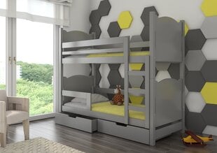 Детская кровать ADRK Furniture Maraba, серый цвет цена и информация | Детские кровати | pigu.lt