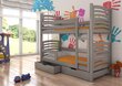 Vaikiška lova ADRK Furniture Osuna, pilka цена и информация | Vaikiškos lovos | pigu.lt