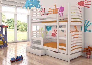 Vaikiška lova ADRK Furniture Osuna, balta kaina ir informacija | Vaikiškos lovos | pigu.lt