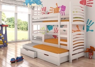 Детская кровать ADRK Furniture Maraba, белый цвет цена и информация | Детские кровати | pigu.lt
