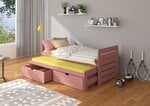 Vaikiška lova ADRK Furniture Tomi, 90x200 cm, rožinė