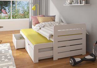 Vaikiška lova ADRK Furniture Tomi, 90x200 cm, ruda kaina ir informacija | Vaikiškos lovos | pigu.lt