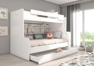 Детская кровать ADRK Furniture Harell, белый цвет цена и информация | Детские кровати | pigu.lt
