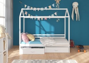 Lova ADRK Furniture Rose, 80x190 cm, rožinė kaina ir informacija | Vaikiškos lovos | pigu.lt