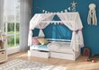 Lova ADRK Furniture Rose, 80x190 cm, rožinė цена и информация | Vaikiškos lovos | pigu.lt