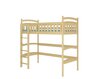 Dviaukštė lova Adrk Furniture Miago, 90x200 cm, ruda kaina ir informacija | Vaikiškos lovos | pigu.lt