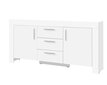 Komoda ADRK Furniture 3SZ2D Cesiro, balta kaina ir informacija | Komodos | pigu.lt
