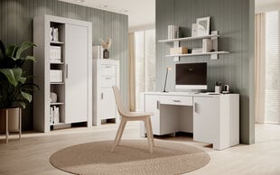 Knygų Lentyna ADRK Furniture ADRK Furniture Cesiro, balta kaina ir informacija | Lentynos | pigu.lt