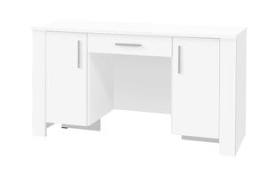 Письменный стол ADRK Furniture 1SZ2D Cesiro, белый цвет цена и информация | Компьютерные, письменные столы | pigu.lt