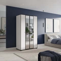 Шкаф ADRK Furniture Osma 120, белый цвет цена и информация | Шкафы | pigu.lt