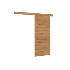 Дверь раздвижная ADRK Furniture Tony 86, коричневая цена и информация | Шкафы | pigu.lt