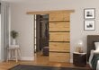 Stumdomos durys ADRK Furniture Muschu 86, rudos kaina ir informacija | Spintos | pigu.lt