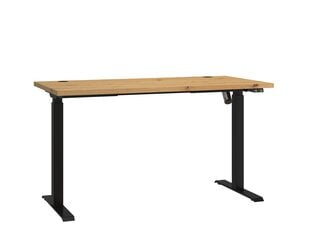 Письменный стол регулируемой высоты ADRK Furniture Mallo, коричневый цена и информация | Компьютерные, письменные столы | pigu.lt