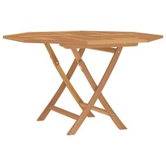 Lauko stalas vidaXL, rudas kaina ir informacija | Lauko stalai, staliukai | pigu.lt