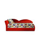 Sofa - lova NORE Aga, raudona/spalvota kaina ir informacija | Sofos | pigu.lt