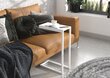 Šoninis staliukas ADRK Furniture Spark, 62x30x40 cm, baltas kaina ir informacija | Kavos staliukai | pigu.lt