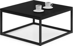 Журнальный столик ADRK Furniture Belten 65x65см, черный цвет цена и информация | Журнальные столики | pigu.lt