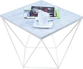 Журнальный столик ADRK Furniture Diana 50х50см, белый цвет цена и информация | Журнальные столы | pigu.lt