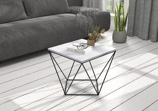 Kavos staliukas ADRK Furniture Diana 50x50cm, pilkas/juodas kaina ir informacija | Kavos staliukai | pigu.lt