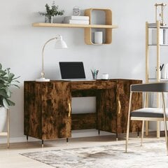 Rašomasis stalas vidaXL, rudas kaina ir informacija | Kompiuteriniai, rašomieji stalai | pigu.lt